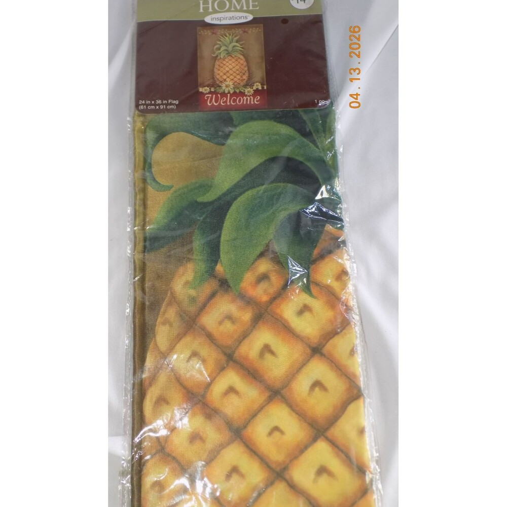 New Home Inspirations Pineapple house garden flag